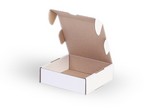 Papírová krabice jednodílná, 122 x 122 x 40 mm