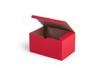 Krabička jednodílná 193 x 128 x 103 mm - červená
