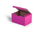 Krabička jednodílná 193 x 128 x 103 mm - růžová